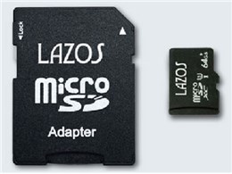 リーダーメディアテクノ Lazos L-B64MSD10-U3 [64GB] 価格比較