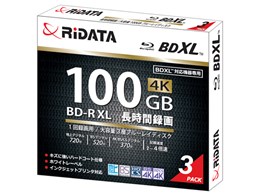 RiTEK RIDATA BD-R520PW4X.3P SC A [BD-R XL 4倍速 3枚組] 価格比較