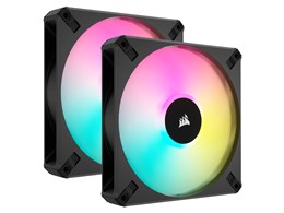 iCUE AF140 RGB ELITE Dual Pack with iCUE Lighting Node CORE CO-9050156-WW [ubN]