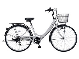 CAPTAIN STAG (折りたたみ自転車 アルミ　シルバー 26インチ、軽い 楽天市場】自転車 26インチ（ブランドキャプテンスタッグ