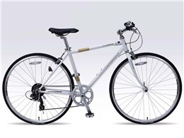 ホワイト クロスバイク スチールフレーム　自転車 楽天市場】街乗り自転車クロスバイク 700C 約27インチホワイト