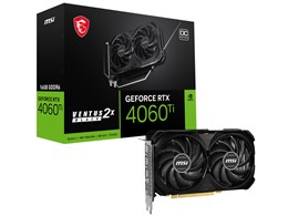 MSI GeForce RTX 4060 Ti VENTUS 2X BLACK 16G OC [PCIExp 16GB] 価格 