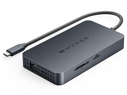 HyperDrive Next Dual 4K HDMI 10 Port USB-C nu For M1 M2 and M3 MacBooks HP-HDM1HBUGL
