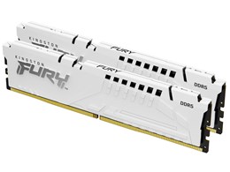 中古 DDR5 6400 OC 32GBX2(64GB) CL32 Kingston 64GB (2x32GB) DDR5 6400MT/s CL32 FURY Beast Black