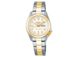 h*o様 セイコー ファイブ自動巻き 時計 シルバー/ゴールド Seiko 5 セイコー SEIKO 腕時計 海外モデル 自動巻き ゴールド