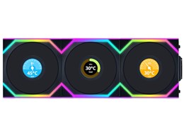 UNI FAN SL WIRELESS LCD120 BK 3Pack UF-SL120-LCD-WLS-3B [ubN]