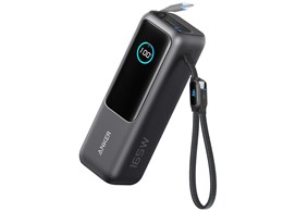 Power Bank (25000mAh Built-In & ����莮USB-C�P�[�u��) A1695N11 [�u���b�N]
