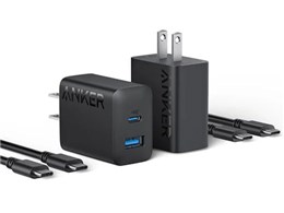 Anker Charger (20WA2-Port) with USB-C & USB-C P[u 2Zbg B2348112 [ubN]