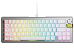 Glorious GMMK 3 PRO HE 65% Prebuilt Wired Silver US GLO-KB-GMMK3-PRO-65-PB-HE-W-SIL-US [Vo[]