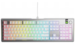 Glorious GMMK 3 PRO 100% Prebuilt Wired Silver US GLO-KB-GMMK3-PRO-100-PB-FOX-W-SIL-US [Vo[]
