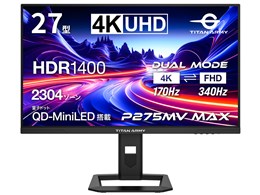 TITAN ARMY 27インチ ゲーミングモニター P2710R-MAX 量子ドット