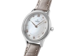 【国内即納】OMEGA 434.13.30.60.55.001 レディース 腕時計 De Ville Prestige 30 mm, ステンレススティール レザー