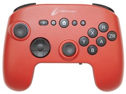 CYBER�E�Q�[�~���O�R���g���[���[ 6B �����^�C�v(Switch2�p) CY-S2GC6BWL-RE [���b�h]