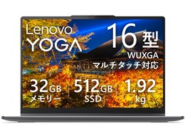 Lenovo Yoga 7i 2-in-1 Aura Edition Gen 11 Core Ultra 7 355�E32GB�������[�E512GB SSD�E16�^WUXGA�EIPS�t������ �}���`�^�b�`�Ή� 83TECTO1WW [���i�O���[]