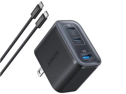 Anker Nano Charger (70W 3ports) with USB-C & USB-C �P�[�u�� B121AN11 [�u���b�N]