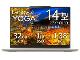 Lenovo Yoga 7a 2-in-1 Gen 11 Ryzen AI 7 445�E32GB�������[�E1TB SSD�E14�^2.8K�EOLED���� �}���`�^�b�`�Ή� 83TDCTO1WW [�V�[�V�F��]