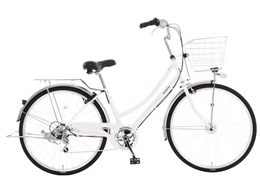 ママチャリ 27インチ シルバー 仕上がりました NO.155 27インチ ママチャリ シルバー お買い得品！の通販 by 二輪ショップ 鈴