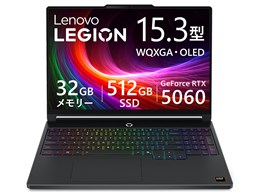 Legion 5a Gen 11 Ryzen AI 9 465�E32GB�������[�E512GB SSD�ERTX 5060�E15.3�^WQXGA�EOLED���� [1�N��Legion Ultimate Support�t] 83Q6CTO1WW [�G�N���v�X�u���b�N]