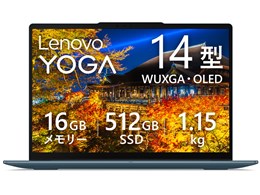 Lenovo Yoga Slim 7a Gen 11 Ryzen AI 5 430�E16GB�������[�E512GB SSD�E14�^WUXGA�EOLED���� 83QSCTO1WW [�^�C�_���e�B�[��]