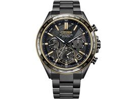 �A�e�b�T ACT Line �u���b�N�`�^���V���[�Y LIGHT in BLACK Eco-Drive 50th Anniversary Edition ���胂�f�� CC4078-51E
