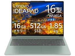 IdeaPad Slim 5i Gen 11 Core Ultra 5 322�E16GB�������[�E512GB SSD�E16�^WUXGA�EIPS�t������ 83S6002XJP [�u���[�Y���X]