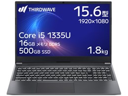 THIRDWAVE DX-15RP5B ���i.com���胂�f�� Core i5 1335U�E16GB�������E500GB NVMe SSD�E15.6�C���` �t��HD�t�� K/24880-11a