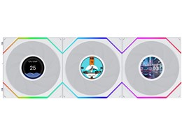 UNI FAN TL LCD FLEX 120 Reverse Blade 3Pack 12RTLLCD1F3W [�z���C�g]