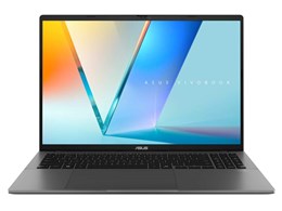Vivobook S16 M3607GA Ryzen AI 7 445�E16GB�������E512GB SSD�E16�^�L�@EL���ڃ��f�� M3607GA-AI7165GR [Matte Gray]