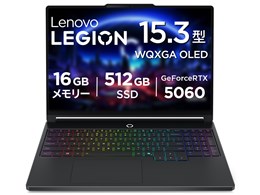 Legion 5i Gen 11 Core Ultra 7 251HX�E16GB�������[�E512GB SSD�ERTX 5060�E15.3�^WQXGA�EOLED���� 83VKCTO1WWJP2 [�G�N���v�X�u���b�N]