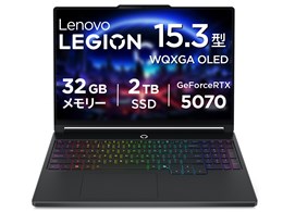 Legion 5i Gen 11 Core Ultra 9 290HX Plus�E32GB�������[�E2TB SSD�ERTX 5070�E15.3�^WQXGA�EOLED���� 83VKCTO1WWJP3 [�G�N���v�X�u���b�N]