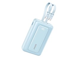 Zolo Power Bank (20000mAh 45W Built-In Dual USB-C�P�[�u��) A110MN32 [�u���[]