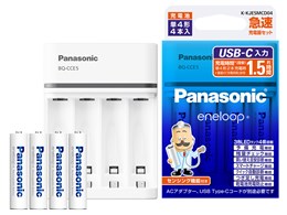 eneloop �P4�` 4�{�t�}���[�d��Z�b�g K-KJE5MCD04