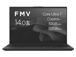 FMV Note U WU2-K3 ���i.com���� KC_WU2K3_A069 Windows 11 Pro�E��e�ʃo�b�e���ECore Ultra 7�E32GB���������ڃ��f�� [�s�N�g�u���b�N]