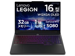 Legion Pro 7i Gen 10 Core Ultra 9 275HX�E32GB�������[�E1TB SSD�ERTX 5080�E16�^WQXGA�EOLED���� ���i.com���胂�f�� 83F5CTO1WW [�G�N���v�X�u���b�N]