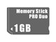 �������[�X�e�B�b�N PRO DUO 1GB