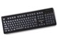 Water Resistance Keyboard WRKB108BK (�u���b�N)