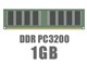 DIMM DDR SDRAM PC3200 1GB CL3