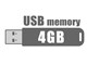 USB�t���b�V�������� 4GB �o���N