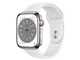Apple Watch Series 8 GPS+Cellularモデル 45mm ステンレススチールケース/スポーツバンド