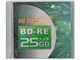 HIDISC BD-RE25G.1P (BD-RE 2倍速 1枚)