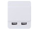 Dual USB Charger Slide 2A TR-DUSLIDE2A-WT [�z���C�g]