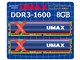 UM-DDR3D-1600-8GBHS [DDR3 PC3-12800 4GB 2g]