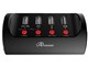 Switch/PS4�p �}�E�X&�L�[�{�[�h�R���o�[�^�[ �c�i�K�[��DX ANS-SW111 [�u���b�N]