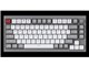 Q1 QMK Custom Mechanical Keyboard �m�u�o�[�W���� Q1-N1-US �Ԏ� [�V���o�[�O���[]