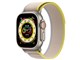 Apple Watch Ultra GPS+Cellularモデル 49mm MQFU3J/A [イエロー/ベージュトレイルループ M/L]
