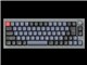 Q2 QMK Custom Mechanical Keyboard �m�u�o�[�W���� Q2-N3-JIS ���� [�V���o�[�O���[]