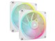 iCUE LINK LX140 RGB White Dual Fans Starter Kit CO-9051032-WW [�z���C�g]