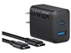 Anker Charger (20WA2-Port) with USB-C & USB-C P[u B2348N11 [ubN]