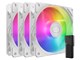 SickleFlow Edge 120 ARGB White Edition 3-Pack Fan Kit MFX-B2DW-253P2-R2 [�z���C�g]