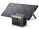 Solix C1000 Portable Power Station with Solix PS400 Portable Solar Panel B17615Z4